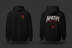 AS Monogram Statement Hoodie – Product Mockup Front Back – Dark Studio – ApathySaves
